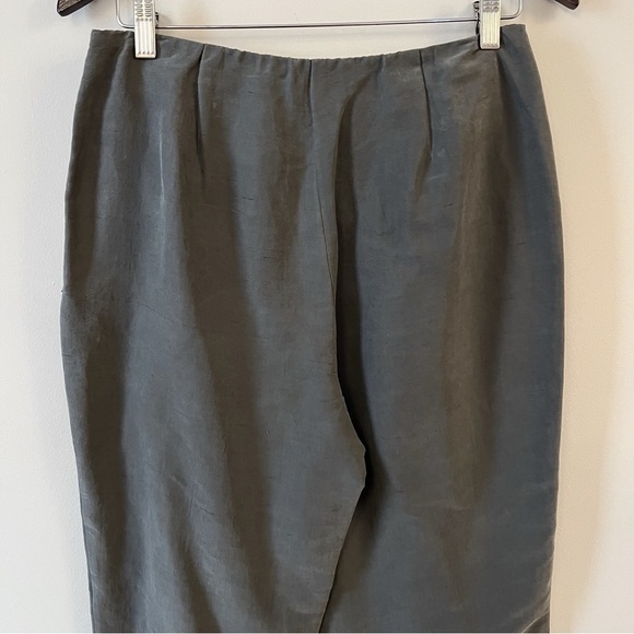 Eileen Fisher Gray Dress Pants Lightweight Side Zipper Close Tapered Leg Small - Picture 6 of 8